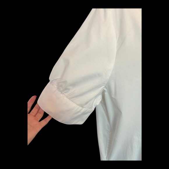 π EUC OLD NAVY White Button Up Shirt Dress | Size XL - Picture 3 of 10